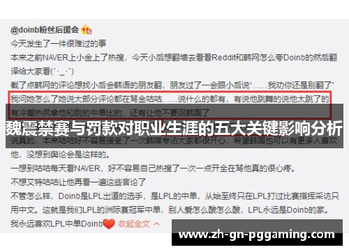 魏震禁赛与罚款对职业生涯的五大关键影响分析